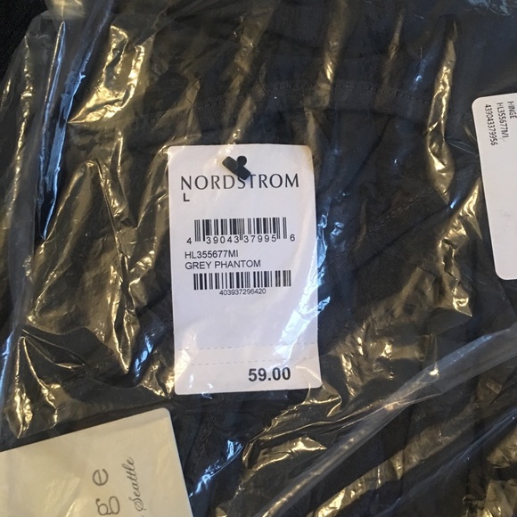 NWT Hinge Racerback Midi Dress Grey Nordstrom - Picture 2 of 8